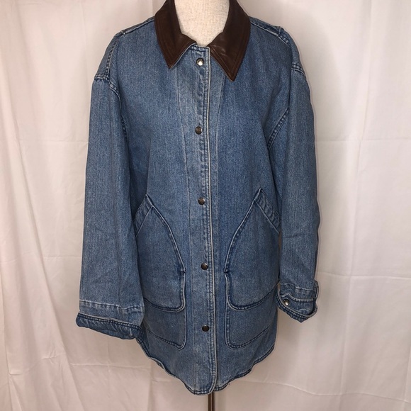 🔹Vintage Woolrich Denim Ranch Coat - Picture 1 of 4